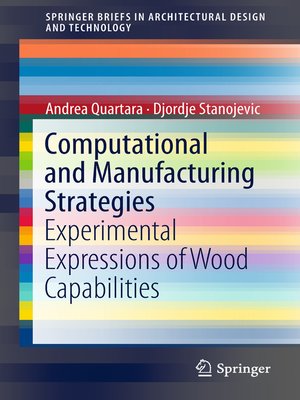 cover image of Computational and Manufacturing Strategies
